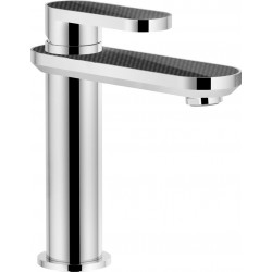 MONOMANDO DE LAVABO DRESS CROMO-CARBON POLISHED