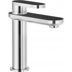 MONOMANDO DE LAVABO DRESS ACERO INOX CARBON MATT