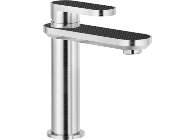 MONOMANDO DE LAVABO DRESS ACERO INOX CARBON MATT