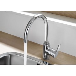 MONOMANDO DE LAVABO MANECILLA LATERAL L20 CROMO BRILLO