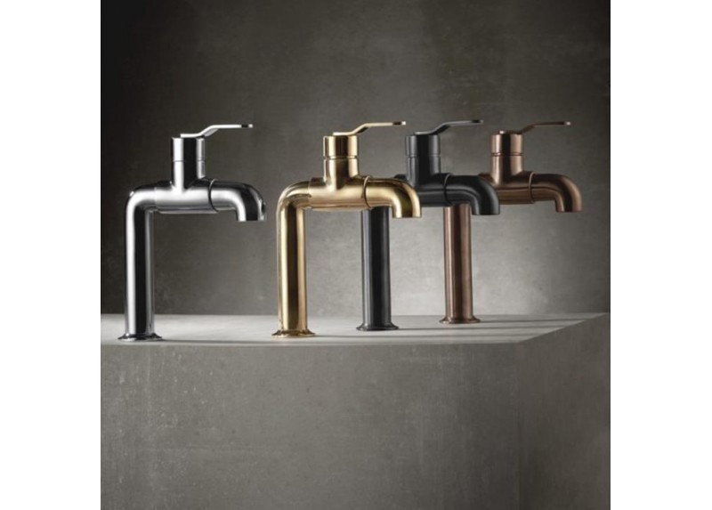 MONOMANDO DE LAVABO HORIZONTAL CENTURY GUN METAL BRILLO