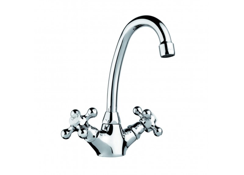 BIMANDO DE LAVABO BELL-STIL GIRATORIO CROMO BRILLO