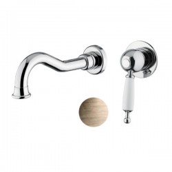 MONOMANDO DE LAVABO MURAL CLASSIC BRONCE