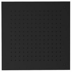 ROCIADOR DE DUCHA LIBIS 38X38 BRAZO A PARED NEGRO