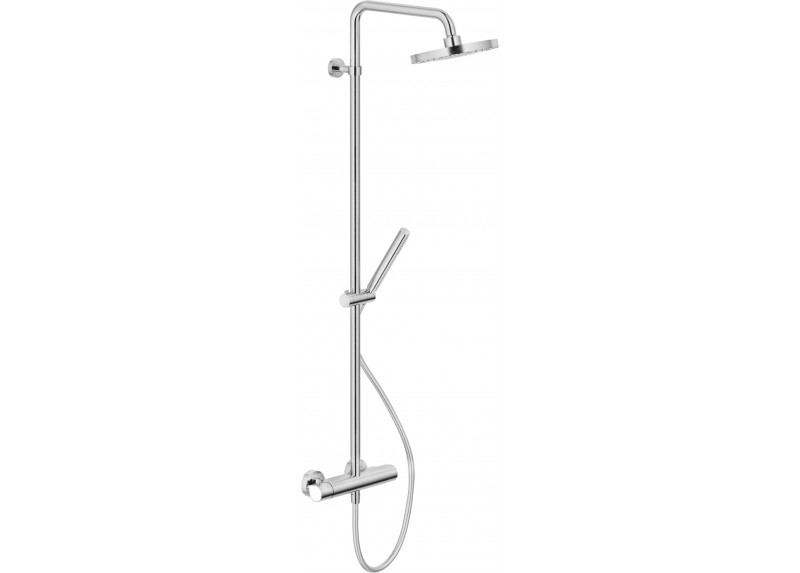 COLUMNA DE DUCHA TERMOSTÁTICA DRESS ACERO INOX BIANCO