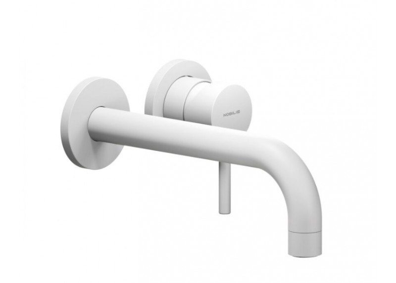 MONOMANDO DE LAVABO EMPOTRADO PARTE EXTERIOR LIVE POLAR WHITE