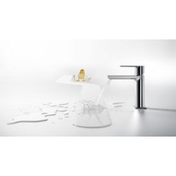 MONOMANDO DE LAVABO CASCADA MANETA LOFT CROMO BRILLO