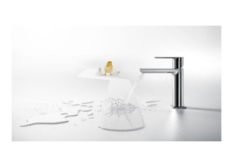 MONOMANDO DE LAVABO CASCADA MANETA LOFT CROMO BRILLO