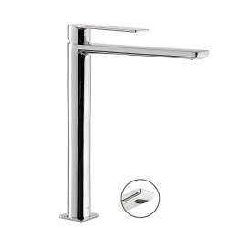 MONOMANDO DE LAVABO ALTO CON MANETA LOFT CROMO BRILLO