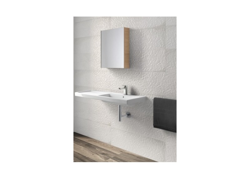 LAVABO THE GAP BLANCO BRILLO 100X46X17,5 DERECHA