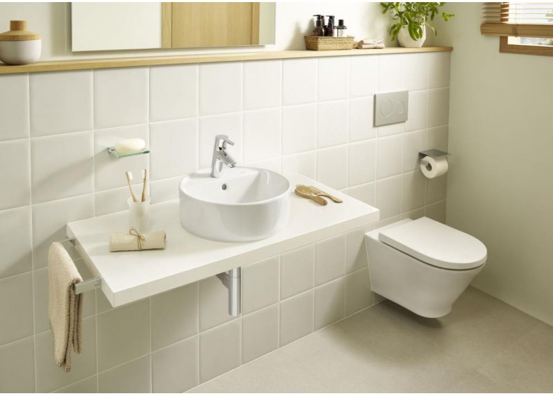 LAVABO THE GAP BLANCO BRILLO 40X40X13