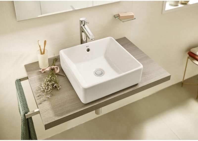 LAVABO THE GAP SQUARE BLANCO BRILLO 39X37X13