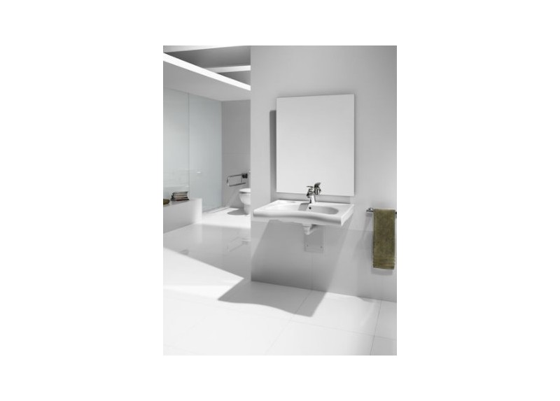 LAVABO MERIDIAN BLANCO BRILLO 70X57X18