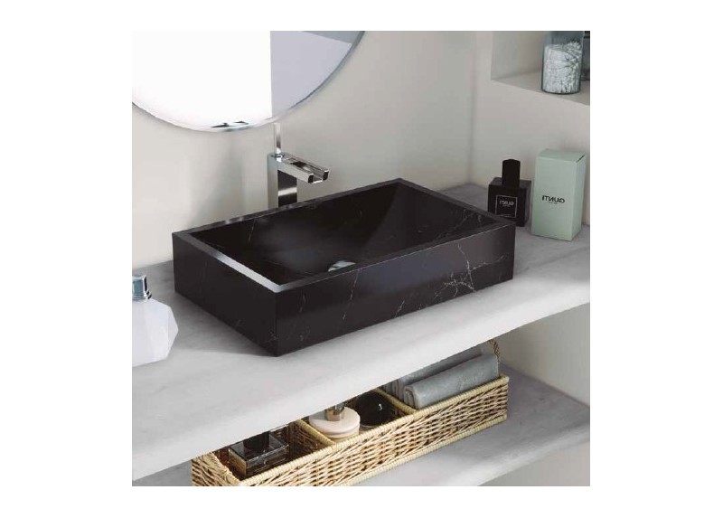 LAVABO DANA NERO MATE 50X35X12