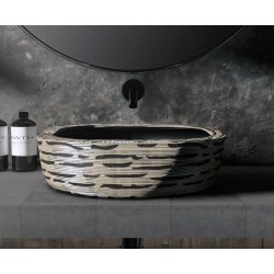 Lavabo de color Beige,negro de Art&Bath