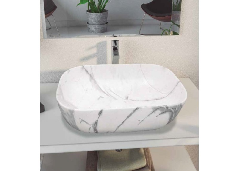 LAVABO ORTA BLANCO SATINADO 46X32,5X13,5