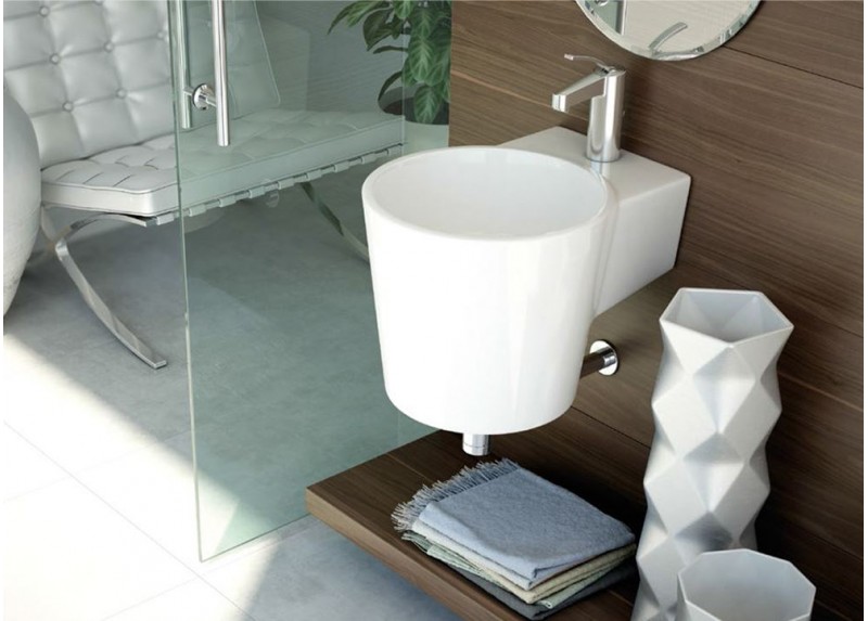 LAVABO ADONIA BLANCO BRILLO 38X47X33,5