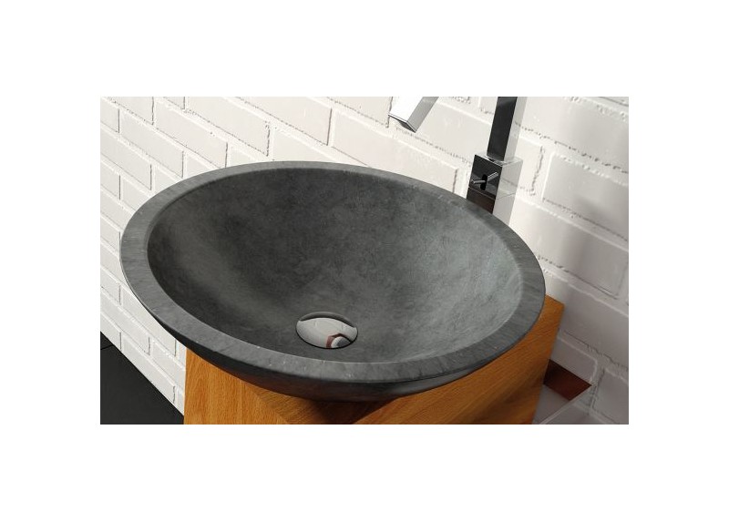 LAVABO CATANIA NEGRO SATINADO 40,5X40,5X12