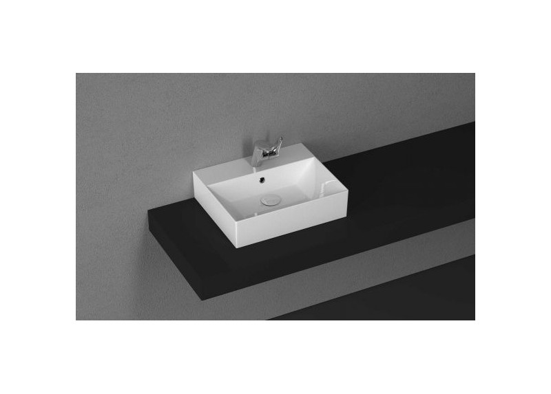 LAVABO BRUSELAS BLANCO BRILLO 50X42X13,5