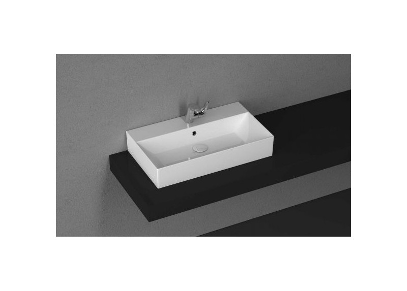 LAVABO BRUSELAS BLANCO BRILLO 70X42X13,5