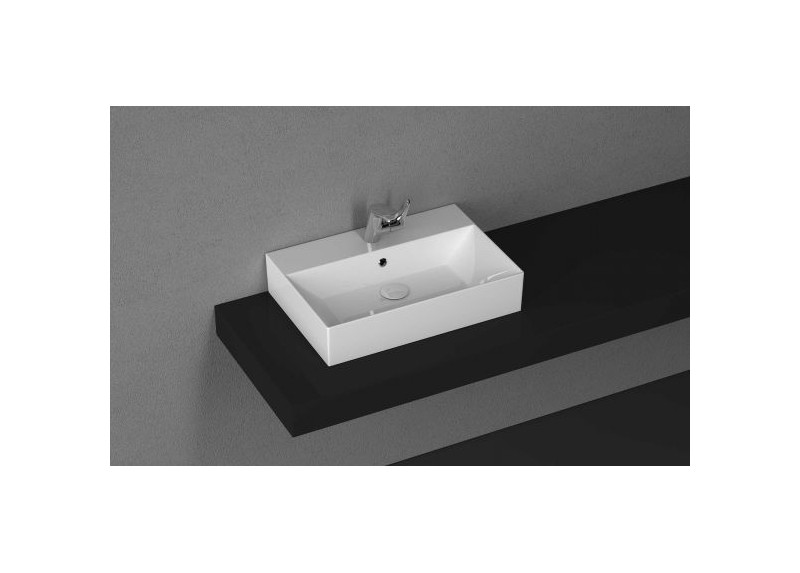 LAVABO BRUSELAS BLANCO BRILLO 60X42X13,5