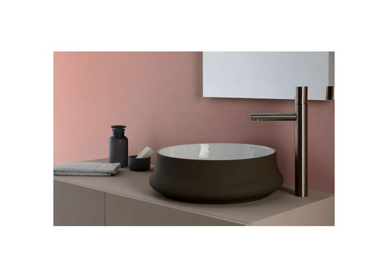 LAVABO RENNES MARRÓN MATE 45,5X45,5X15,5