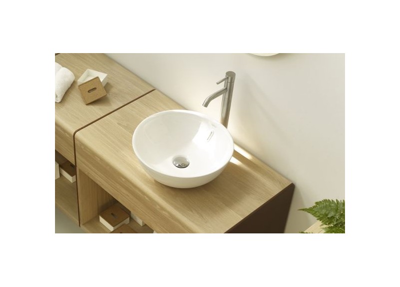 LAVABO VILLAREAL BLANCO BRILLO 42X42X15,5