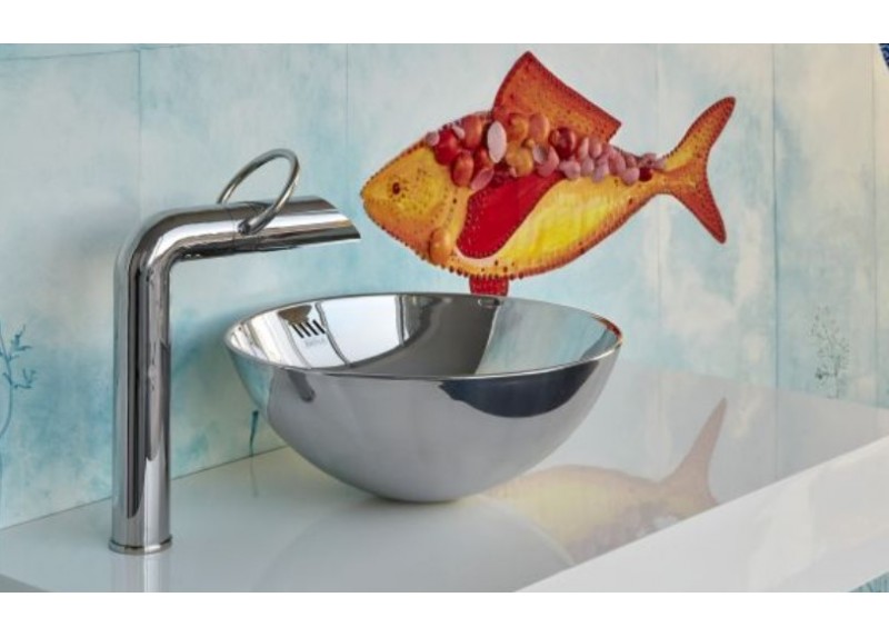 LAVABO GAMA ACERO BRILLO 38,5X38,5X16