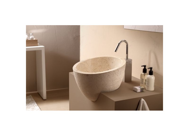 LAVABO MIRAGE BEIGE MATE 40X40X30