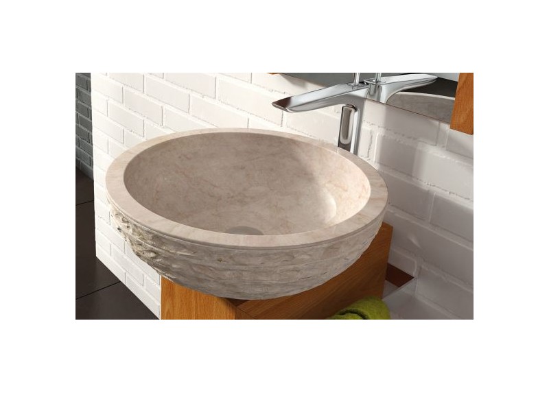 LAVABO PUKET BEIGE MATE 45X45X15