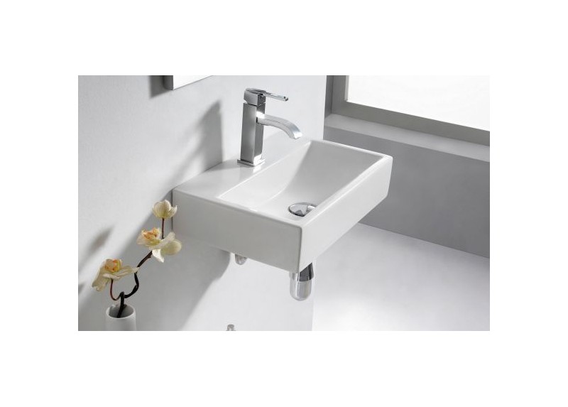 LAVABO PARÍS BLANCO BRILLO 45X30X10