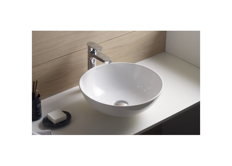 LAVABO SICILIA BLANCO BRILLO 40X40X15