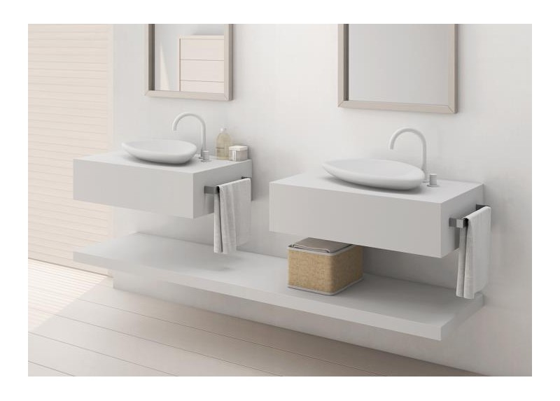 LAVABO SPOT BLANCO MATE 52X32X9