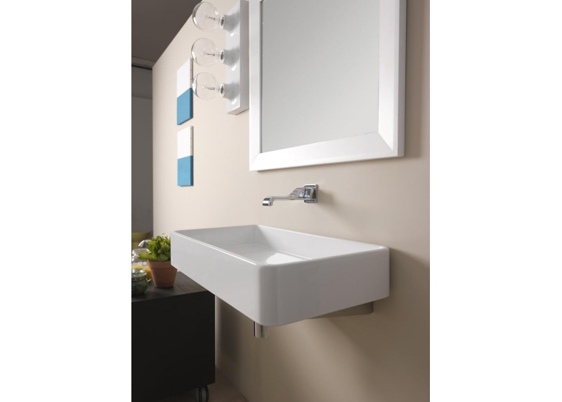 LAVABO MINIWASH BLANCO BRILLO 75X42X13