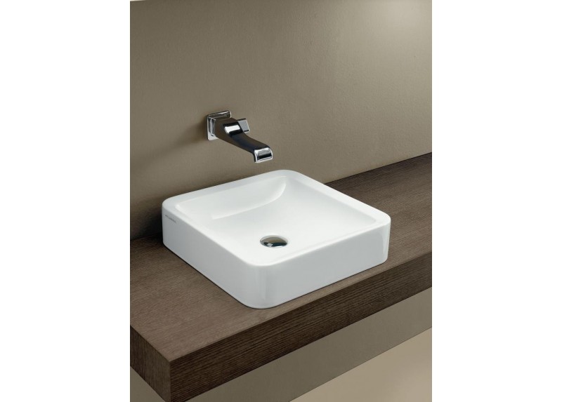 LAVABO NILE BLANCO BRILLO 40X40X10