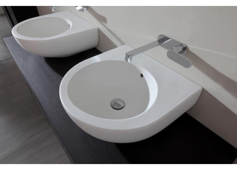 LAVABO PASS BLANCO BRILLO 52X50X19