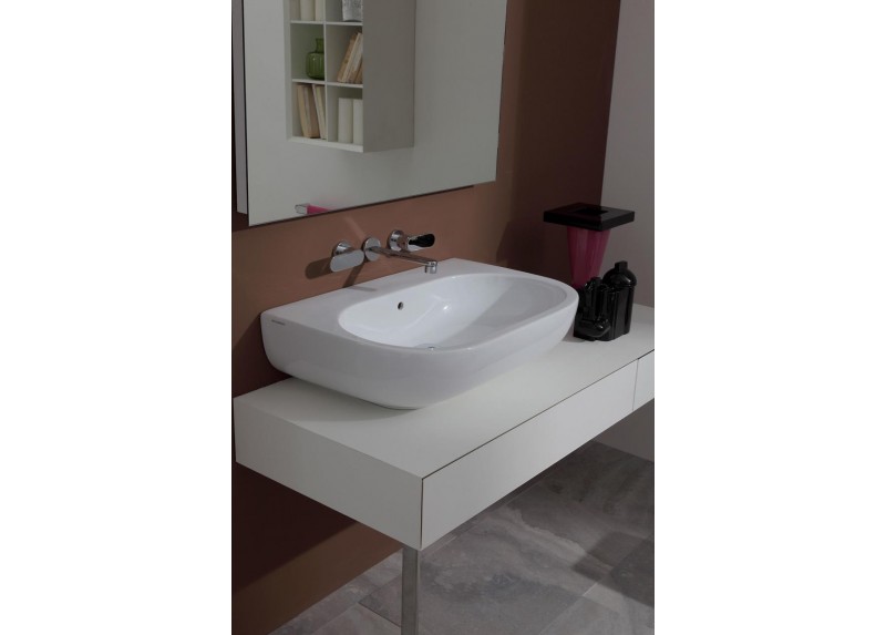 LAVABO PASS BLANCO BRILLO 70X50X19