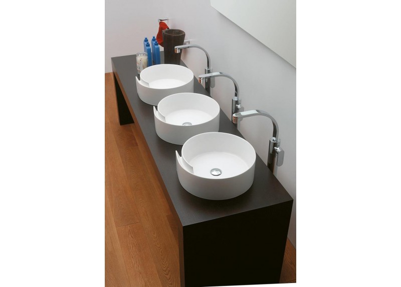 LAVABO ROLL BLANCO BRILLO 44X44X17