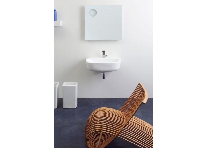 LAVABO MONÒ BLANCO BRILLO 68X48X18,5