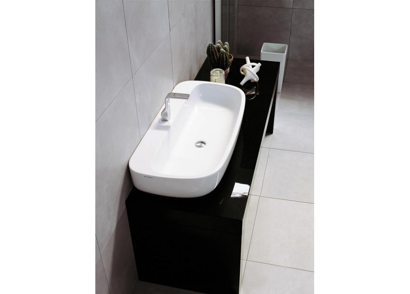 LAVABO MONÒ BLANCO BRILLO 100X48X18,5