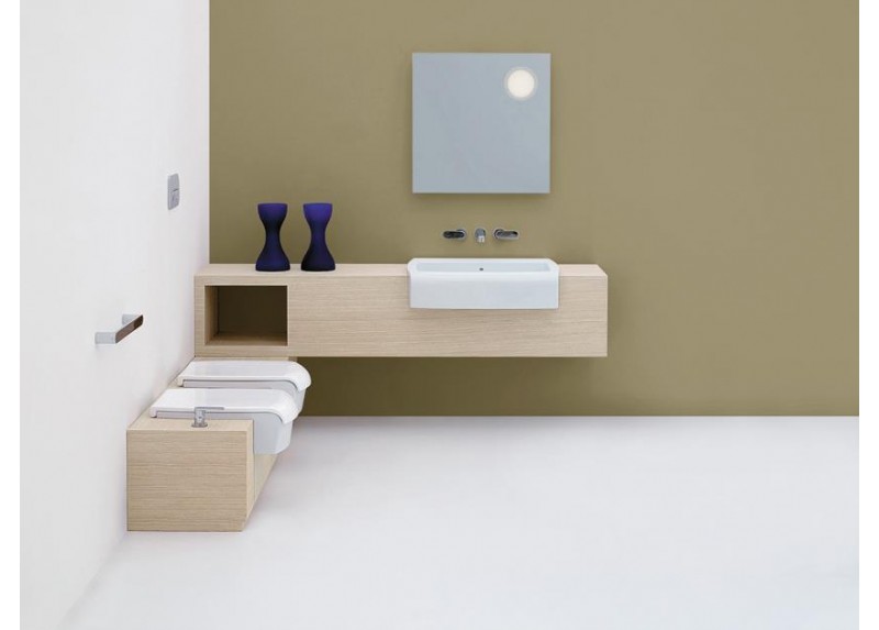 LAVABO UNA BLANCO BRILLO 75X59X17