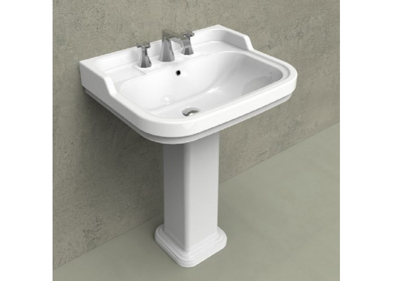 Lavabo de color Blanco de Flaminia