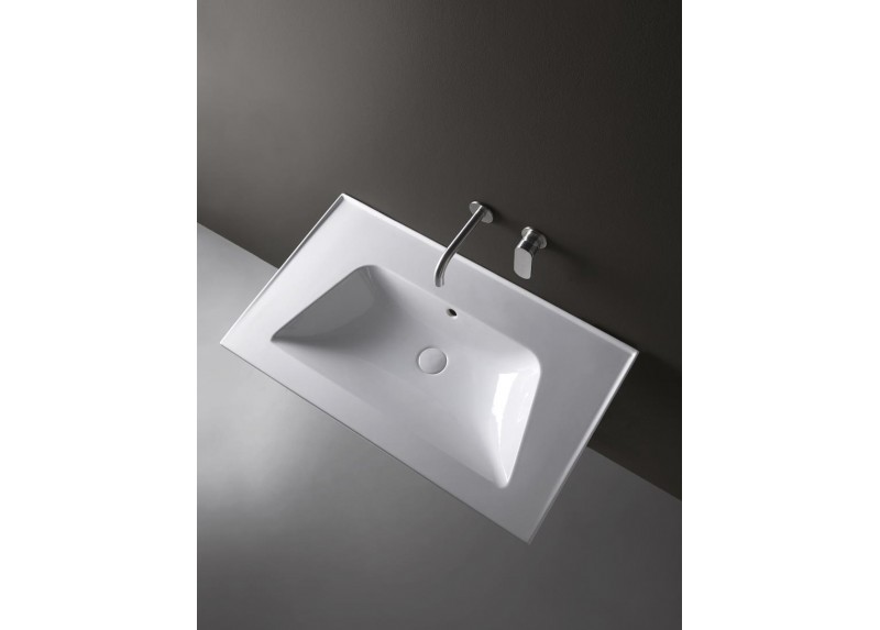 LAVABO BLOOM BLANCO BRILLO 87X51,5X