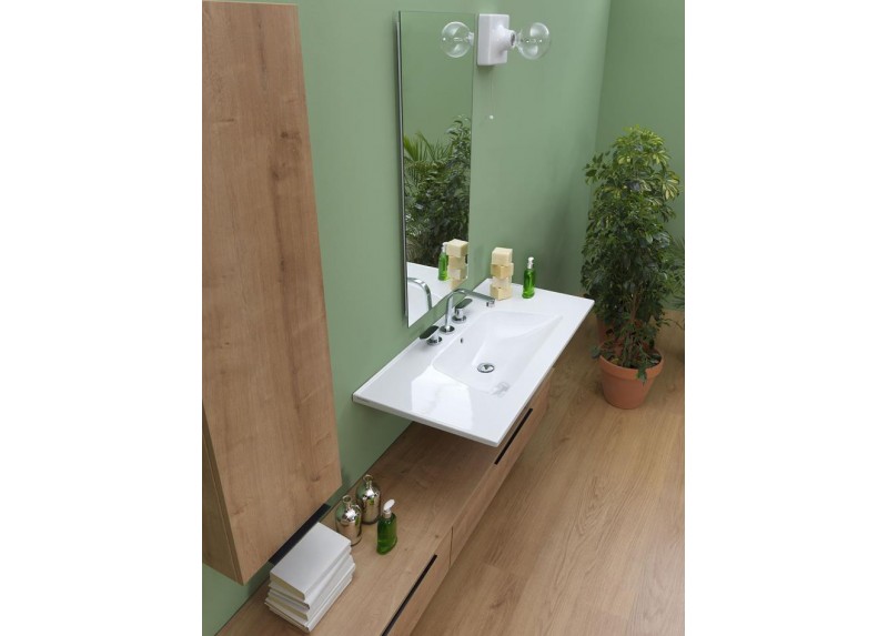 LAVABO BLOOM BLANCO BRILLO 107X51,5X