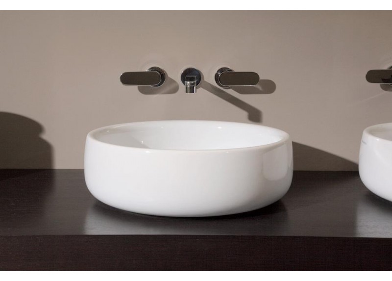 LAVABO BONOLA BLANCO BRILLO 50X50X15,5