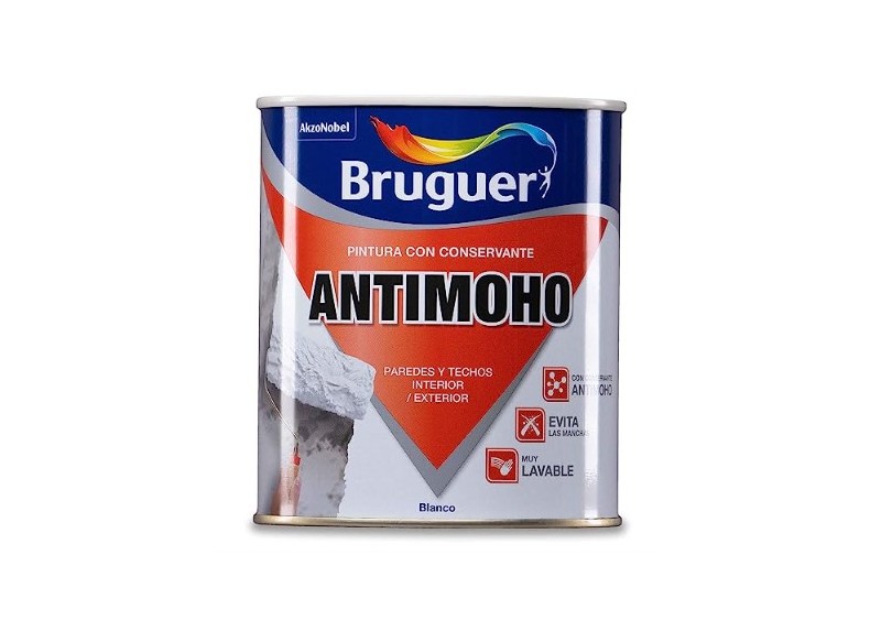 Pintura Bruguer Antimoho Blanca 750 ml - FERROLAN