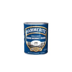 HAMMERITE ESMALTE LISO 750 ML. BLANCO  - FERROLAN