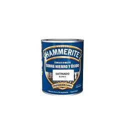 HAMMERITE ESMALTE SATINADO 750 ML. BLANCO  - FERROLAN