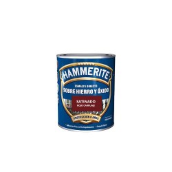 HAMMERITE ESMALTE SATINADO 750 ML. ROJO CARRUAJE  - FERROLAN