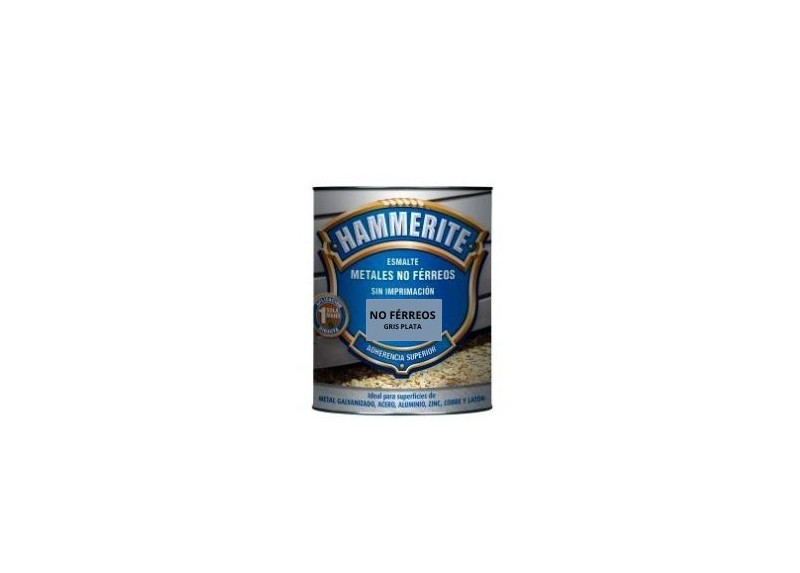 HAMMERITE NO FERREOS 750 ML. GRIS PLATA  - FERROLAN